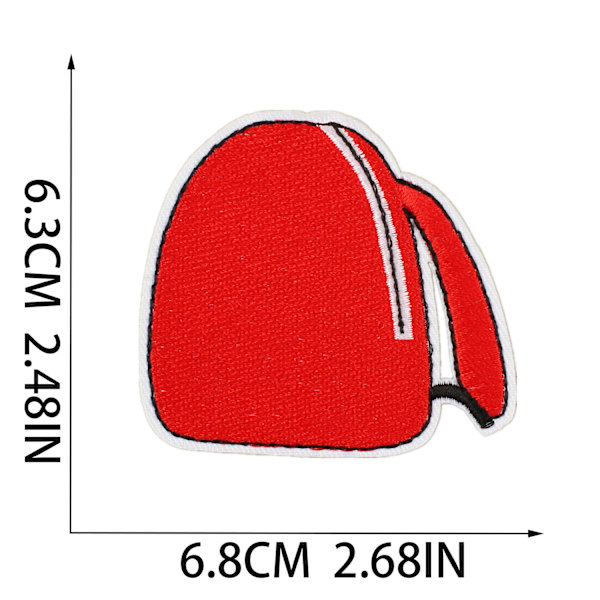 ##/64 stykker broderte alfabet-merker for stryking og søm##/
