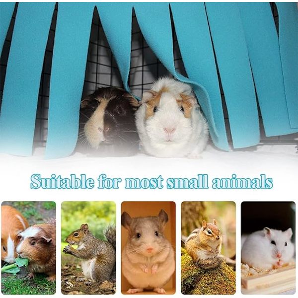Hamstertält & Hängmatta för Smådjur (Blå), Tillbehör till Bur