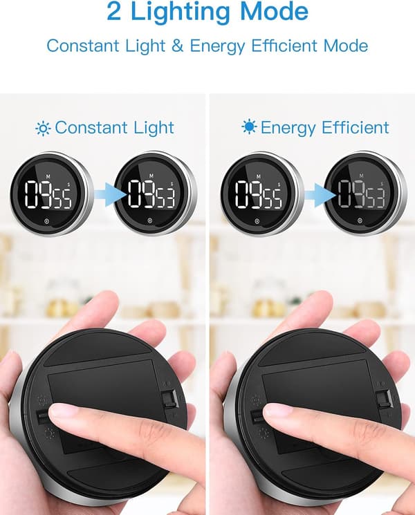 Kjøkken Timere Digital Timer Magnetisk Nedtellingstimer med Stor