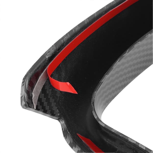 Dashboarddeksel i karbonfiberstil, erstatning for Smart Fortwo/Forfour 453 2015-2021