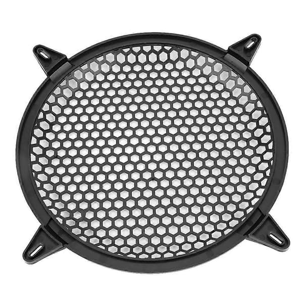 Bil Ljud Plast Mesh Skydd Woofer Högtalare Modifiering Skyddsvakt 10 tum