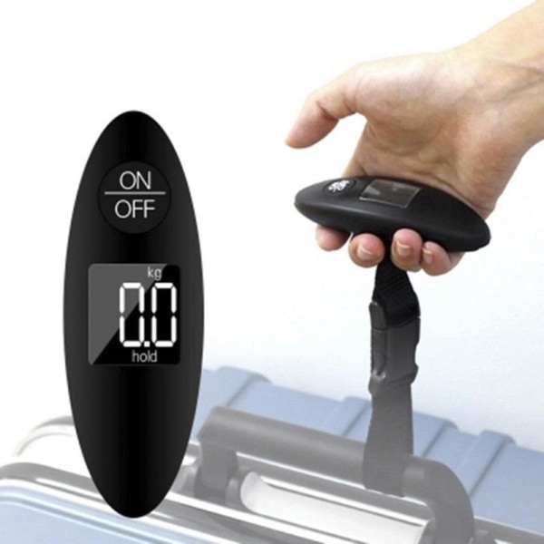 ##/2 st Digital Bagagevåg Bagagevåg med Ljusstark LCD-Skärm för Bagage upp till 40 kg Robust och Bekvämt Handtag Lämplig för Resor/Hem##/