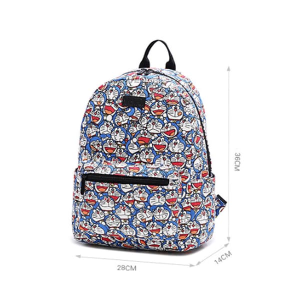 Doraemon Ryggsäck, 28cm × 14cm × 36cm tecknad studentväska fash