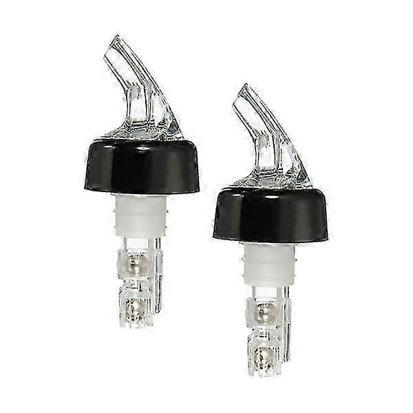 2-pack Mät Hällare 20ml Mät Hällpip Droppskydd Flaskpip Svart