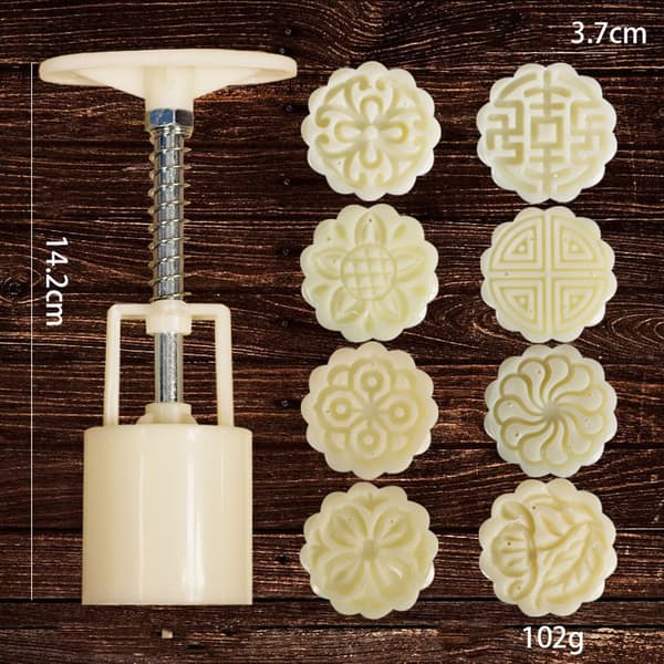 ##/1 set (vit) 3D månkakform##/