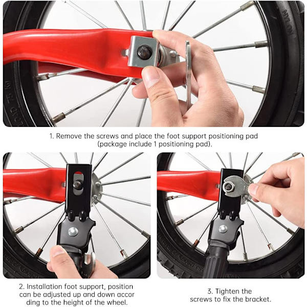 /#/14 tum cykelstöd barn aluminium cykelstöd universellt cykelställ enkel sida cykelstöd stöd för barncykel/#/