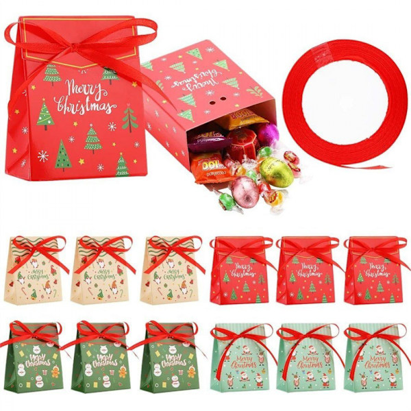 ##/Presentask 24 stycken, julklappsförpackning godisask##/