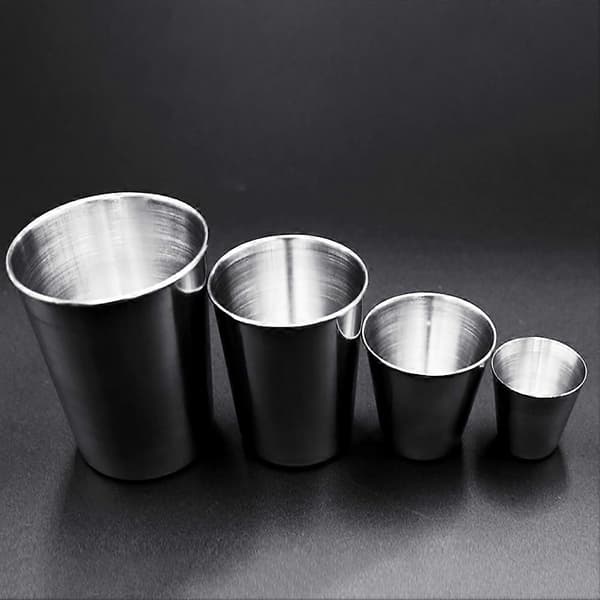30/70/180/320ml Rustfri Stål Kop Drikke Kaffe Øl Te Camping Vand Krus 30ML
