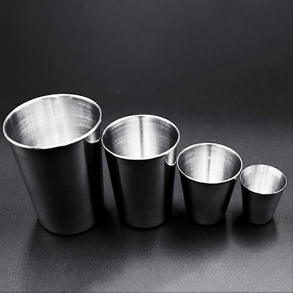 30/70/180/320ml Rustfri Stål Kop Drikke Kaffe Øl Te Camping Vand Krus 320ml