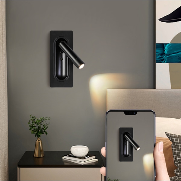 Appartement LED Ambient Leselampe Vegglampe interiør