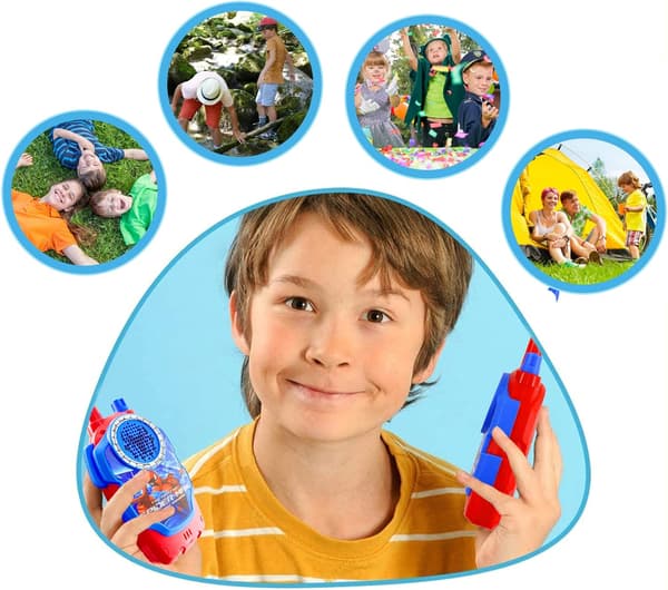 2 stycken Walkie Talkie, Barn Walkie Talkie, Barn Kommunikationsspel
