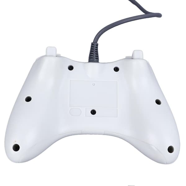 Kablet Controller Plug and Play Præcis Kontrol Ergonomisk Design Spilcontroller til PC Hvid