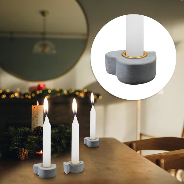30 stycken Mini Ljusstakar (guld), Metall Ljusstake, Liten M