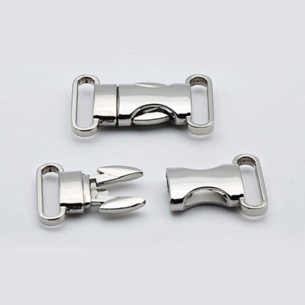 4 kpl Metalliset Sivuvapautus Soljet Säädettävät Pikavapautus Soljet DIY