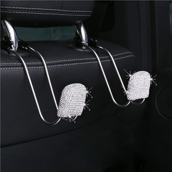 2 auton pääntuen koukkua (musta), Bling-autonvarusteet, General Mot