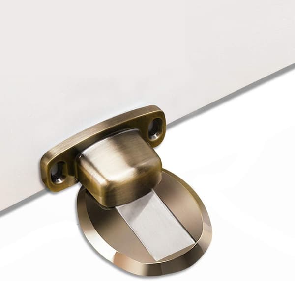 Stærk magnetisk metal dørstopper, dørstopper med 3M base