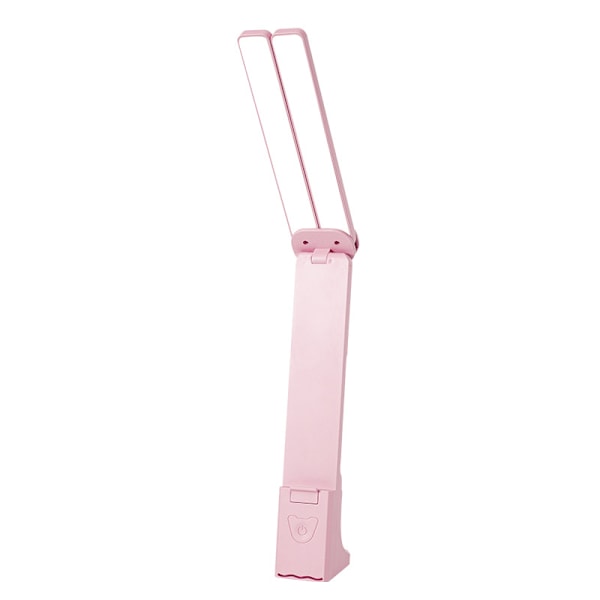 ##/Dobbel LED leselampe for barn - Rosa, skrivebord##/