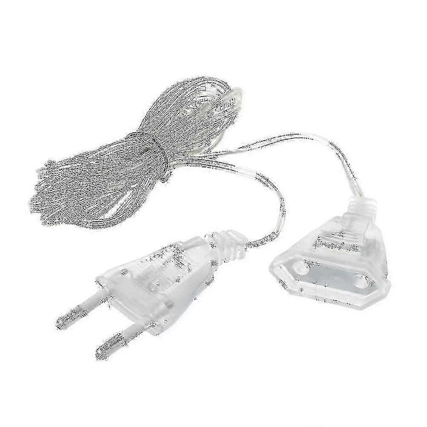 5m Skjøteledning Transparent Standard Strøm