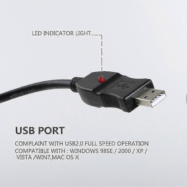 USB Hane till XLR Hona Mikrofon USB MIC Länkkabel