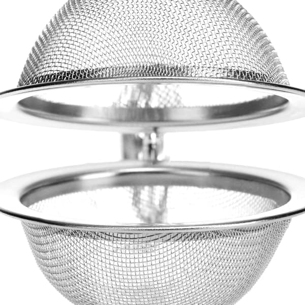 2 Teetænger - kugleformet rustfrit stål te-infuser - te-stra