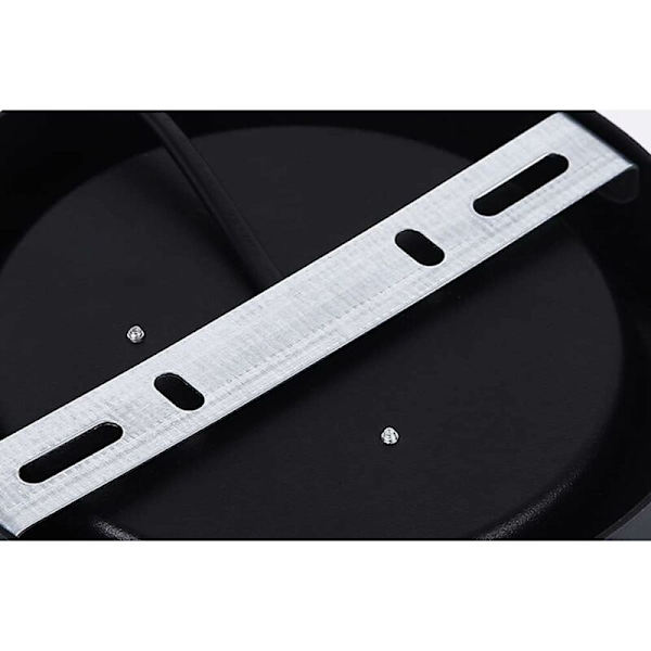 Moderne Ultratynde Loftspots til Entré, Rund Sort LED Alu