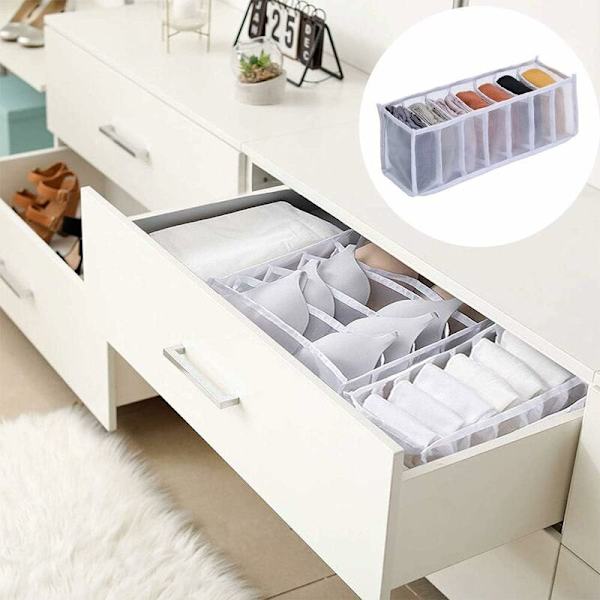 ##/2-pack Lådorganisatörer, Underkläder, Strumpor, Förvaringslådor, Garderob##/