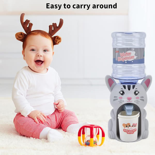 Vannpumpe-dispenser, Plast 22,3*9,3*9,8cm med 2 Kopper Vann