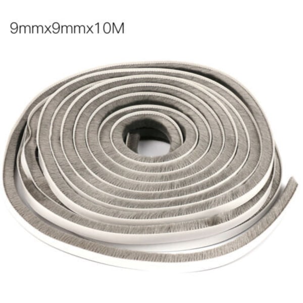 Ikkunan tiivistysnauha, 9 mm (L) x 9 mm (S) x 10 m (P) Oviharjanauha, fo