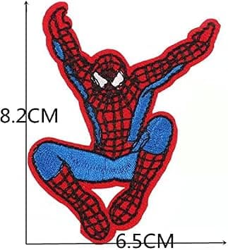 20 stk. Assorterte Spider-Man Dinosaur Broderte Stofflapper