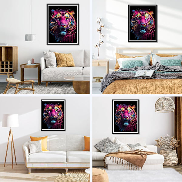 ##/5D diamantmålning-DIY-30x40cm-oljemålning lejon##/