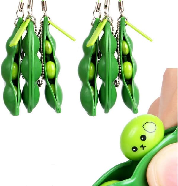 ##/6-pack Squeeze Bean Nyckelring Nyckelring##/