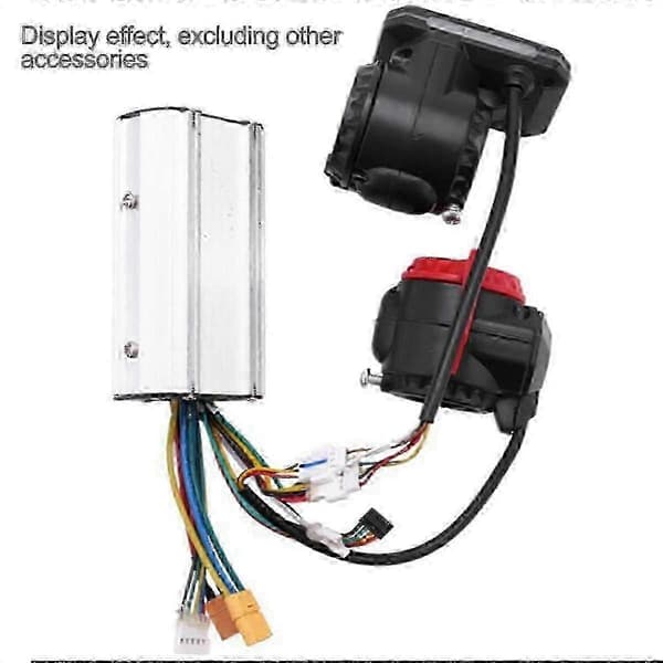 24v 36v Justerbar Elektrisk Scooter Instrument Display Skärm Switch Gasreglage För 5,5 Tum