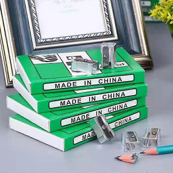 Metalliset koulutarvikkeet | Lyijykynän teroitin - 10 kpl/setti metallia - Single port-10pc