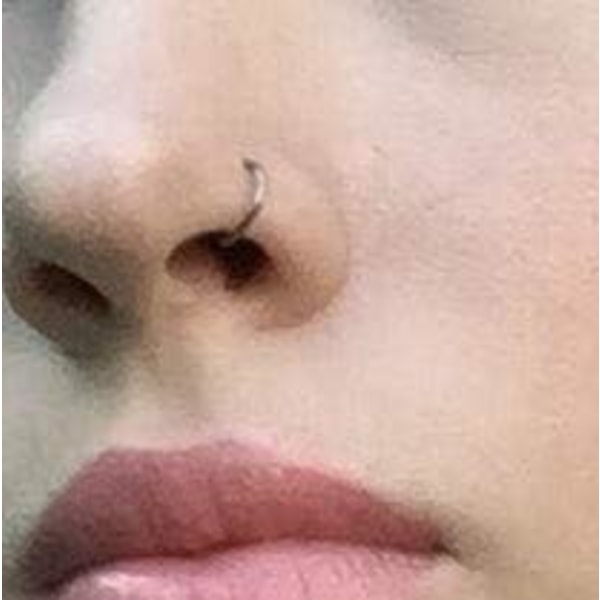 Näsringar 8mm Sömlös Hängd Läppklicker Tragus Helix Daith Ri