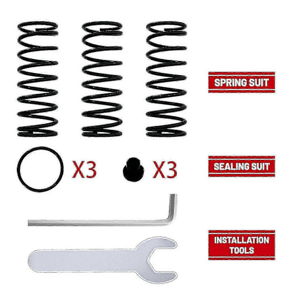 For Logitech G25 G27 G29 G920 3x Oppgradering Bremsepedal Gasspedal Clutch Fjær