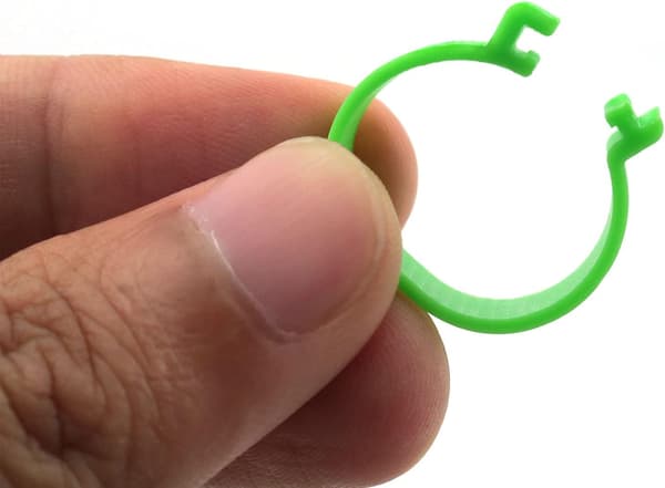 20mm Kylling ID-bånd 100 stk 20mm Tilfeldige farger Plast Fjørfe Chi