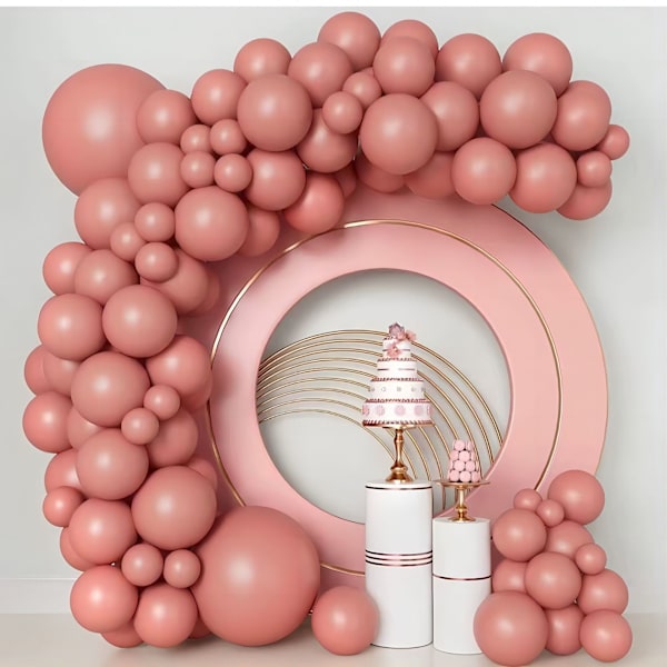 ##/Kromguld Ballonger 82 st Metallisk Guld Ballong Girland Båge Kit##/