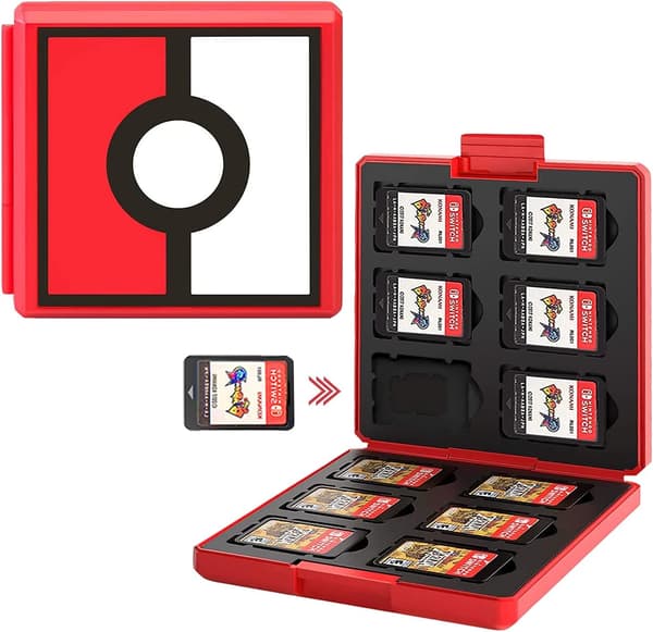 Nintendo Switch Lite NS Spill Oppbevaringsveske - Rommer opptil 12 Spill