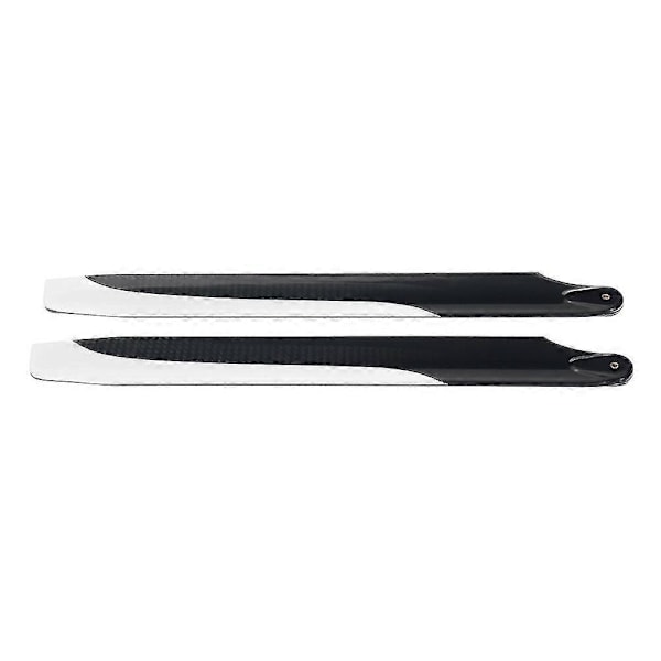 1 par PUDU 230mm Kolfiber Huvudrotor Blad Propeller För RC Helikopter