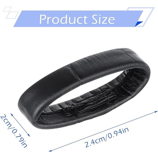 6pcs Replacement Leather Watch Band Buckles