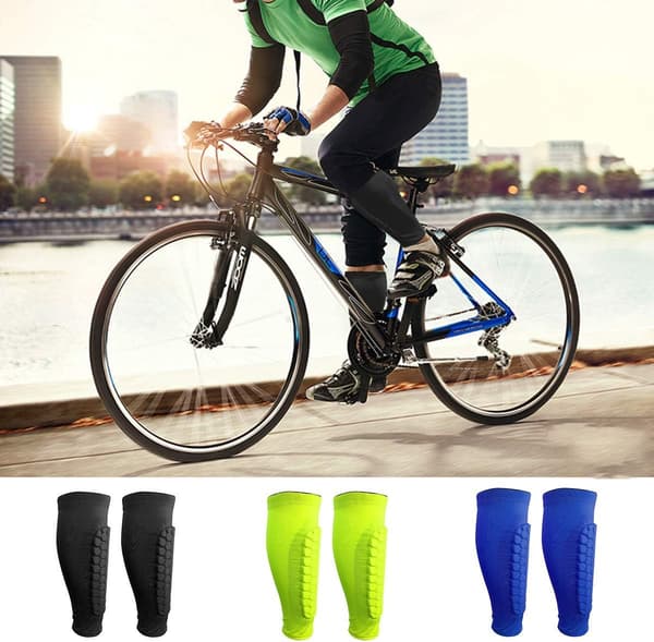 1 Pari Jalkapallo Shin Guards (Vihreä, L), Vasikan Suojahiha Profe