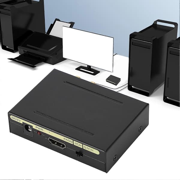 Audio Splitter HDMI HDMI AUDIO SPDIF R / L -äänisignaalimuunnin