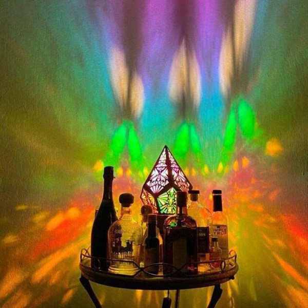 Boheme Mosaik Stjernehimmel Gulvprojektionslampe Bordlampe Natlampe