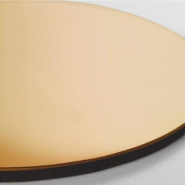 Køkkenunderlagssæt med 6 Underlag og Holder – Guld/Messing – 8,5 cm Dia