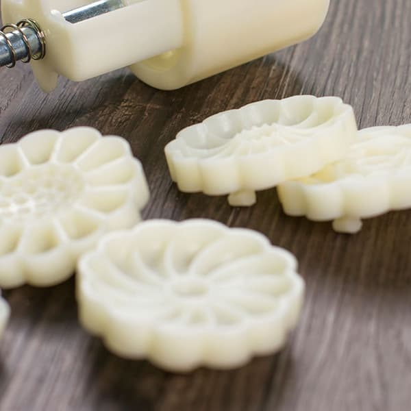 ##/1 set (vit) 3D månkakform##/