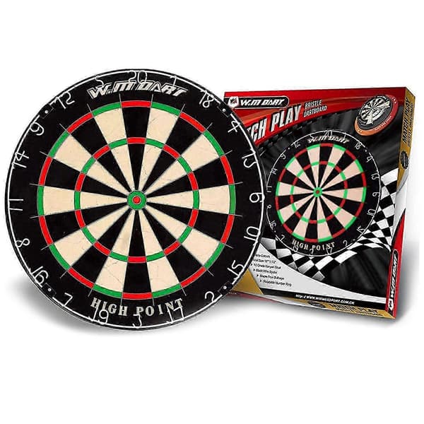 18 tommer sisal mesh design sømløs bullseye dartskive sæt med 6 pile