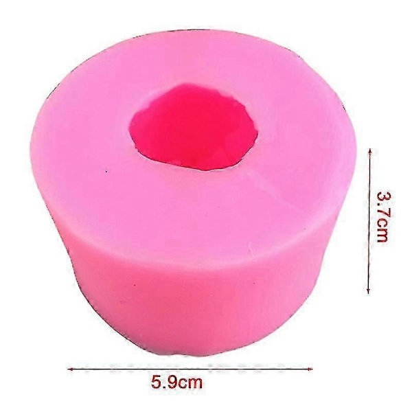 Blomma Pion Blomma Silikonform Choklad Flip Socker Bakform Diy Tvålform