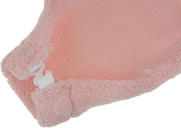 Vaskbar tykk toalettsetetrekk i rosa