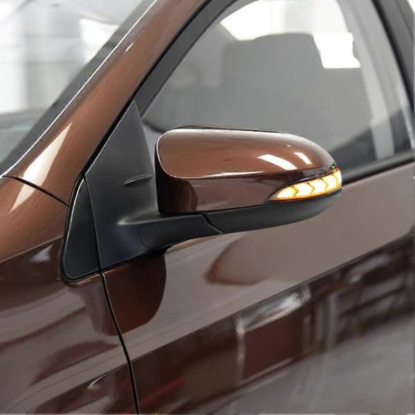 LED Blinklys Sidespeil Lys Dynamisk Flytende Indikator 81740?52050 Passer for Corolla Camry Avalon Yaris Røkt Linse