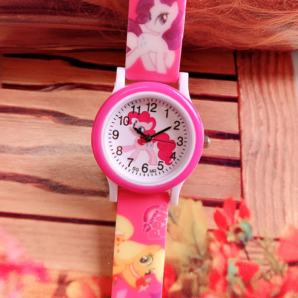 1 Piece Kids Watch(Pink Pink, My Little Pony), Waterproof Childre